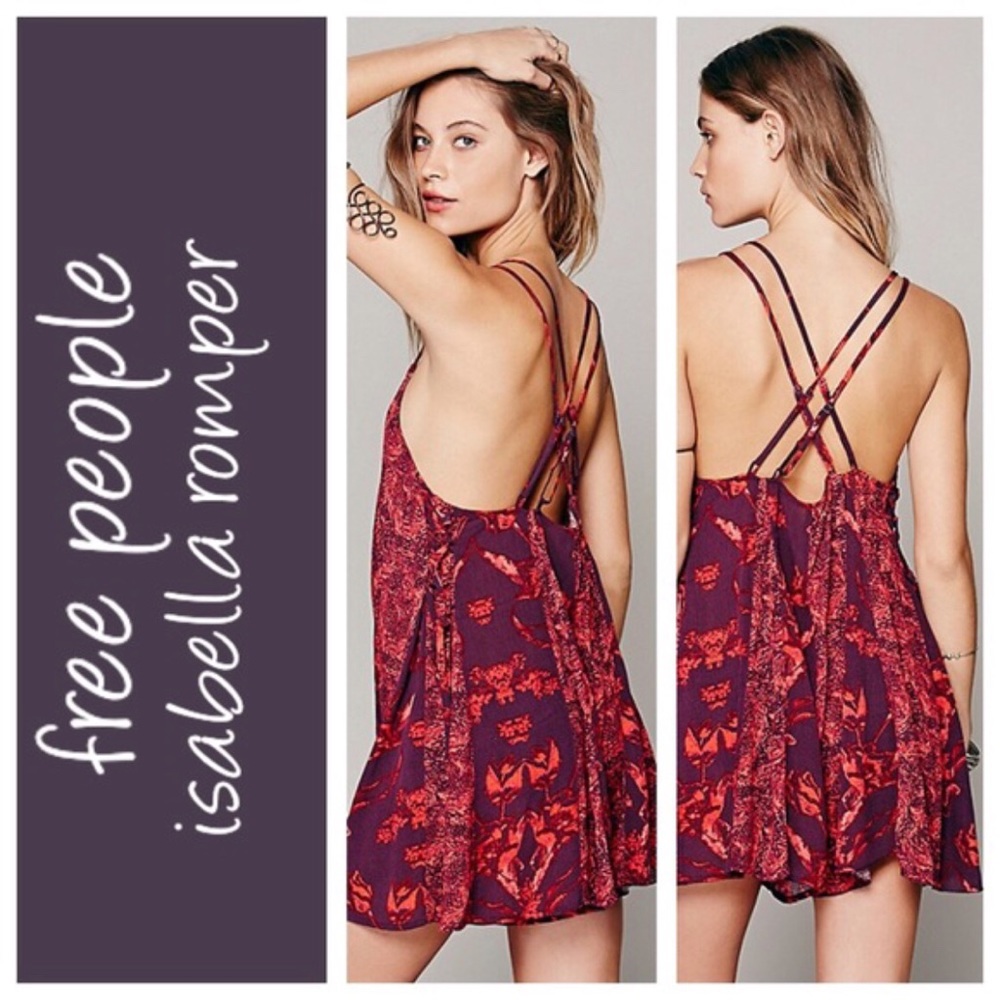 Free People Isabella Romper XS. EUC